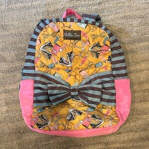 Matilda Jane Striped Pink and Yellow Kids Bag